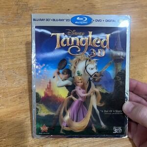 Disney Tangled 3D Blu-ray DVD Digital Copy 4-Disc Combo Pack 2011 Vtg Aesthetic